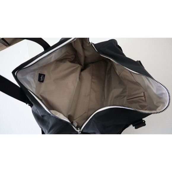 Kipling KI9025 Unisex L Black/White/Rainbow Itska N2 Weekender Duffle Bag $169+ - Picture 8 of 16